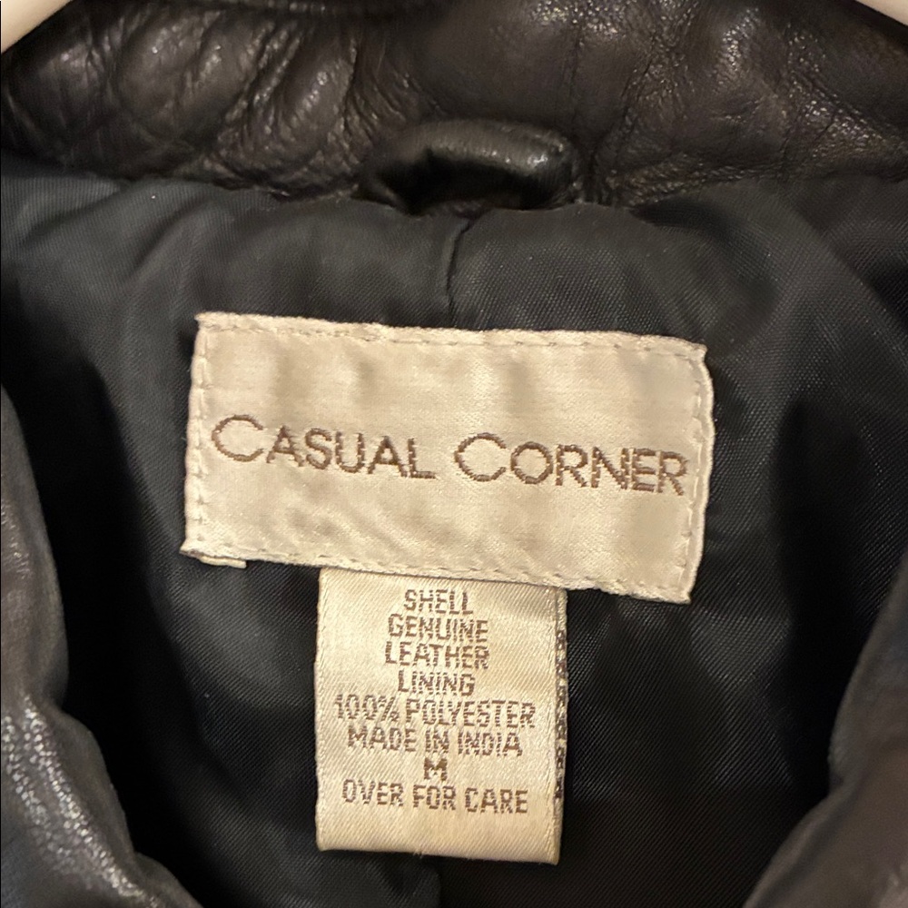 Wilsons Leather Women's Classic Black Leather Jacket - Picture 2 of 3